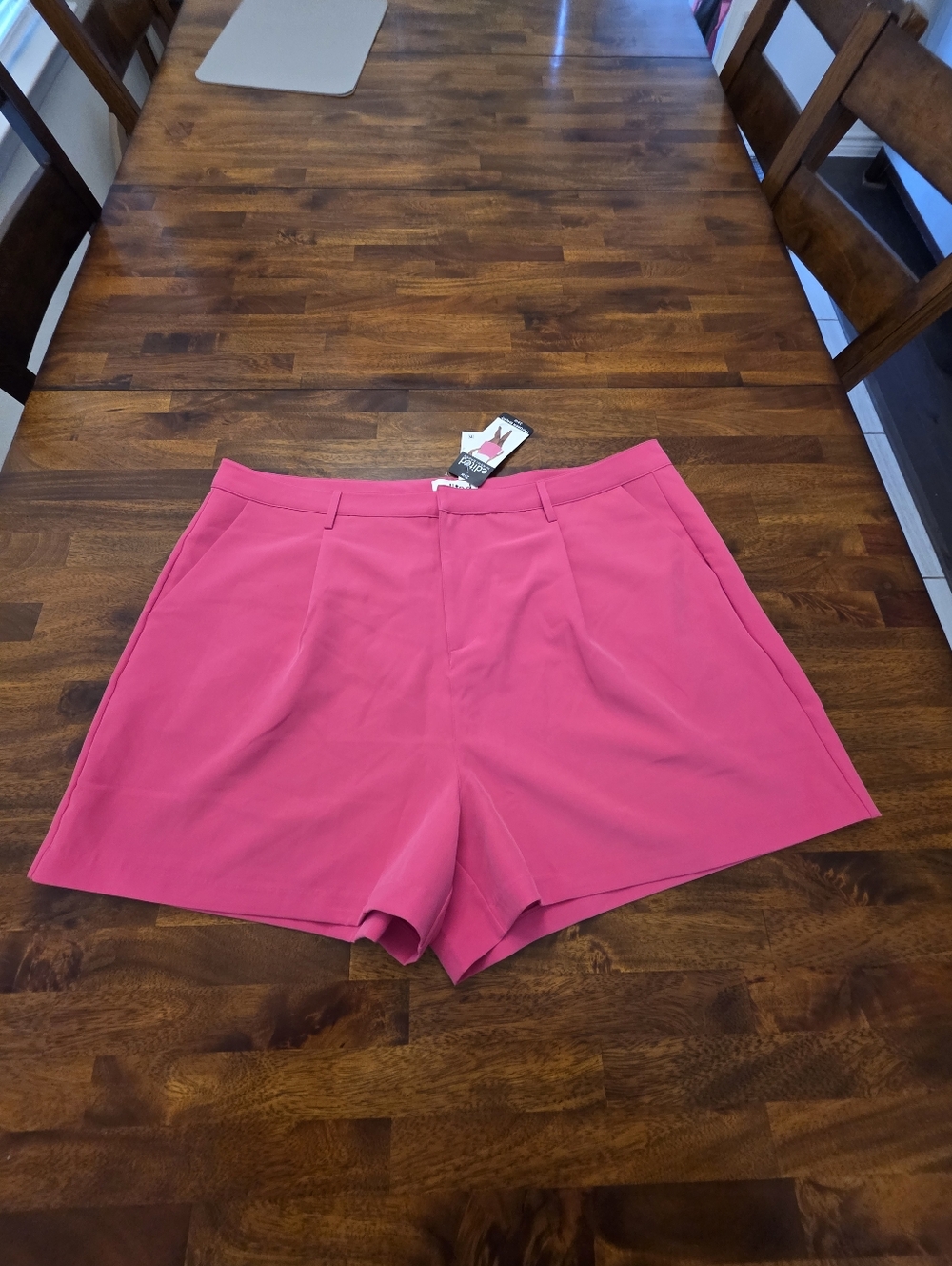 Edited By Remi Bader Trowser Pink Women's Shorts Size 20W. New Witb Tag   Sku 55